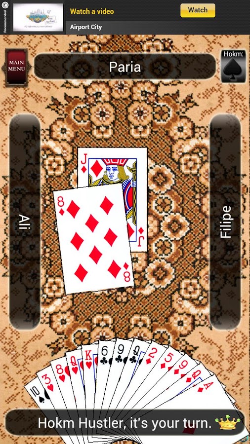 Hokm Free Screen 3