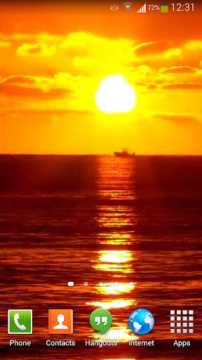 Sunset Ocean Live Wallpaper 3