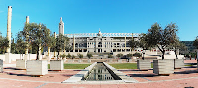 The central stadium area where Barcelona hosted the 1992 Summer Olympics.