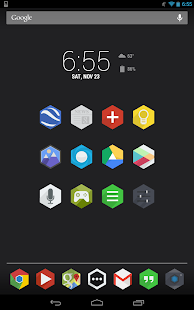 Flatty - A Flat Hex Icon Pack - screenshot thumbnail