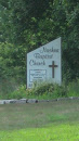 Nashua Baptist Church welcome sign