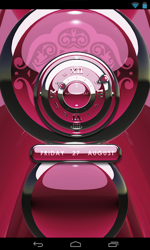 【免費生活App】Bordeaux Deluxe Clock Widget-APP點子