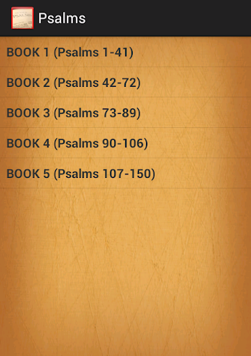 The Book of Psalms