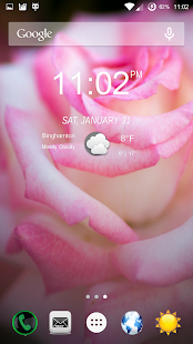 Free Download CM12 Theme Pink Under Glass APK