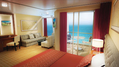 Norwegian Star's Penthouse Suite with Balcony offers more than enough comfort and luxury for a family of four.