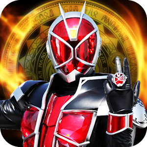 仮面ライダーウィザード×チャリ走 logo