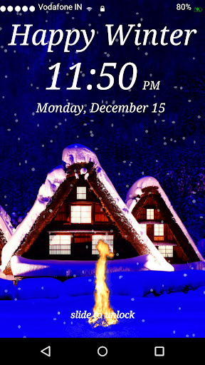 Winter Live Lockscreen