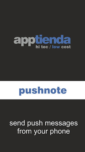 apptienda pushnote app