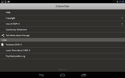 DSM-5 Diagnostic Criteria - screenshot thumbnail