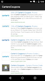 Free Download Coupons for Carters APK for Android