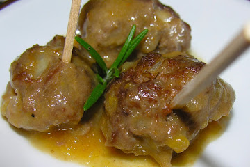 Sauerbraten meatballs 