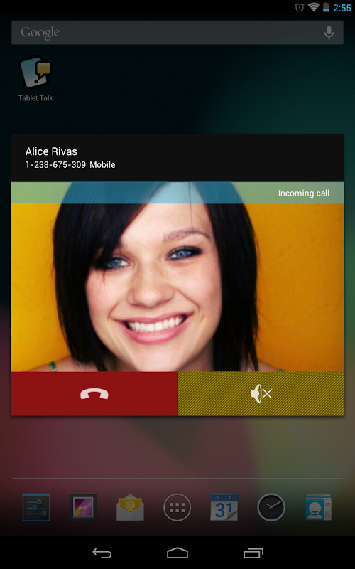 Android application Tablet Talk: SMS &amp; Texting App screenshort