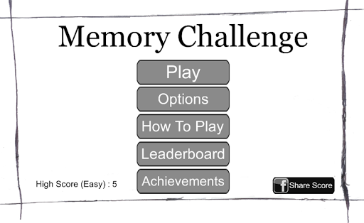 Memory Challenge