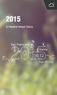 Free Download 2015 New Year Style Weather APK for Android