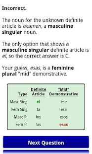 Spanish Tester Lite Screenshots 5