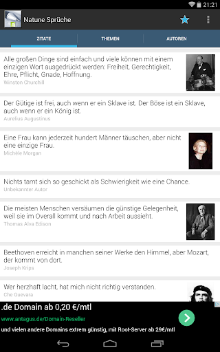 【免費娛樂App】Sprüche & Zitate - Natune.net-APP點子