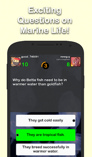 【免費益智App】海洋生命問答游戲-APP點子
