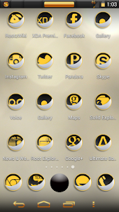 Free BLACKNGOLD CM10 THRU 11  THEME APK for Android