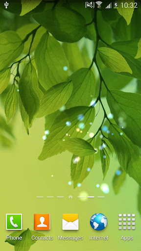 Natural Leaf S5 Live Wallpaper