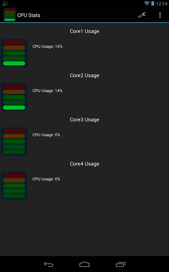 CPU Stats - screenshot
