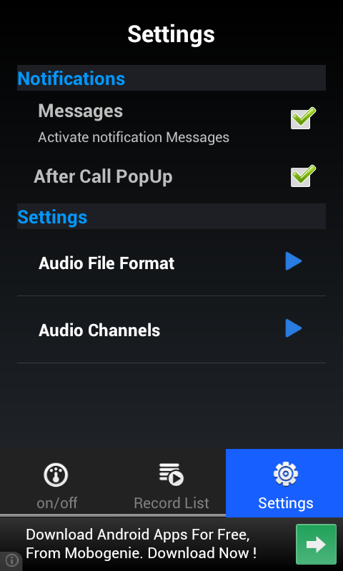    Real Call Recorder- screenshot  