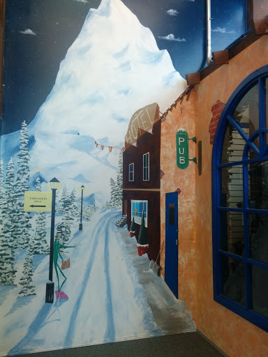 Ski Mural