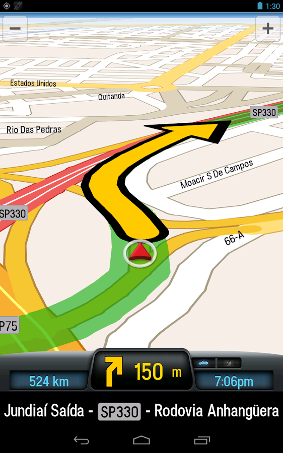 CoPilot Premium Brasil GPS App - screenshot