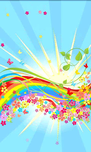 Rainbow Sun Live Wallpaper