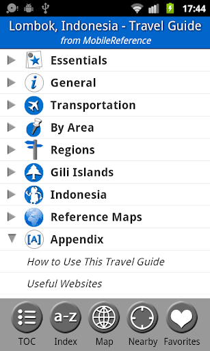 Lombok Indonesia Guide Map