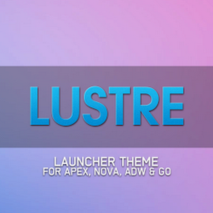 Lustre (adw nova apex theme) v1.3.5 Full Apk