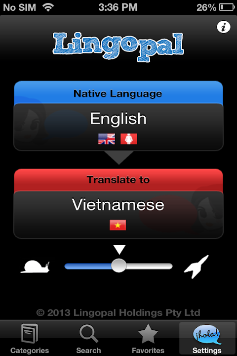 Lingopalベトナム語のおすすめ画像1