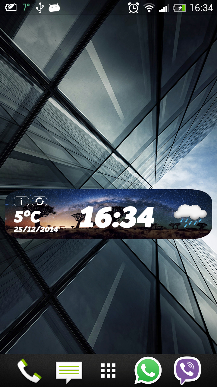 Awesome Weather Clock Widget Screen 3