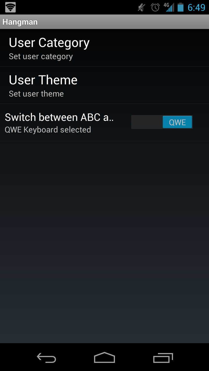 Hangman Screen 1