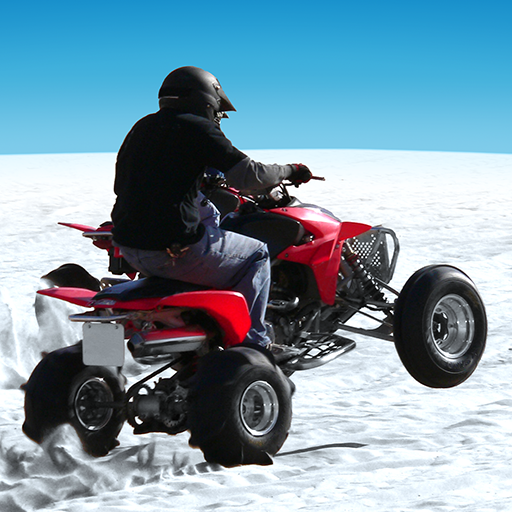赛车游戏の4x4のオフロード 冬のゲームATV LOGO-記事Game