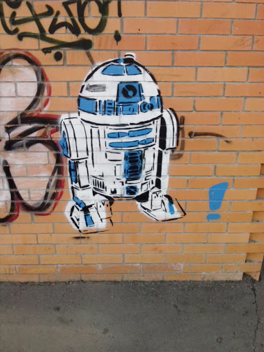 R2D2 Graffiti