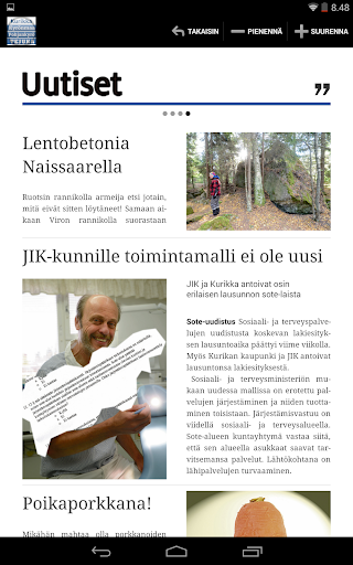 【免費新聞App】Pohjalaiset paikallislehdet-APP點子