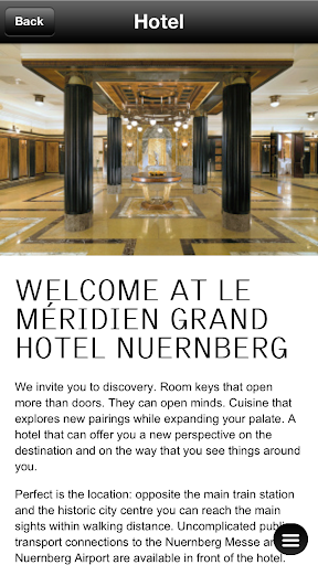 【免費旅遊App】Le Meridien Grand Hotel-APP點子