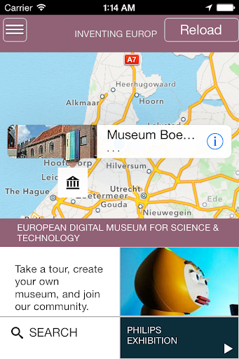 Inventing Europe Museum App
