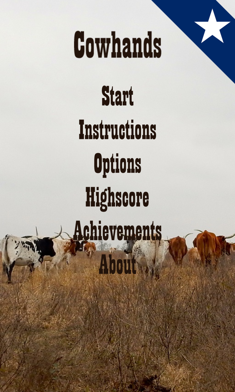 Android application Cowhands Pro screenshort