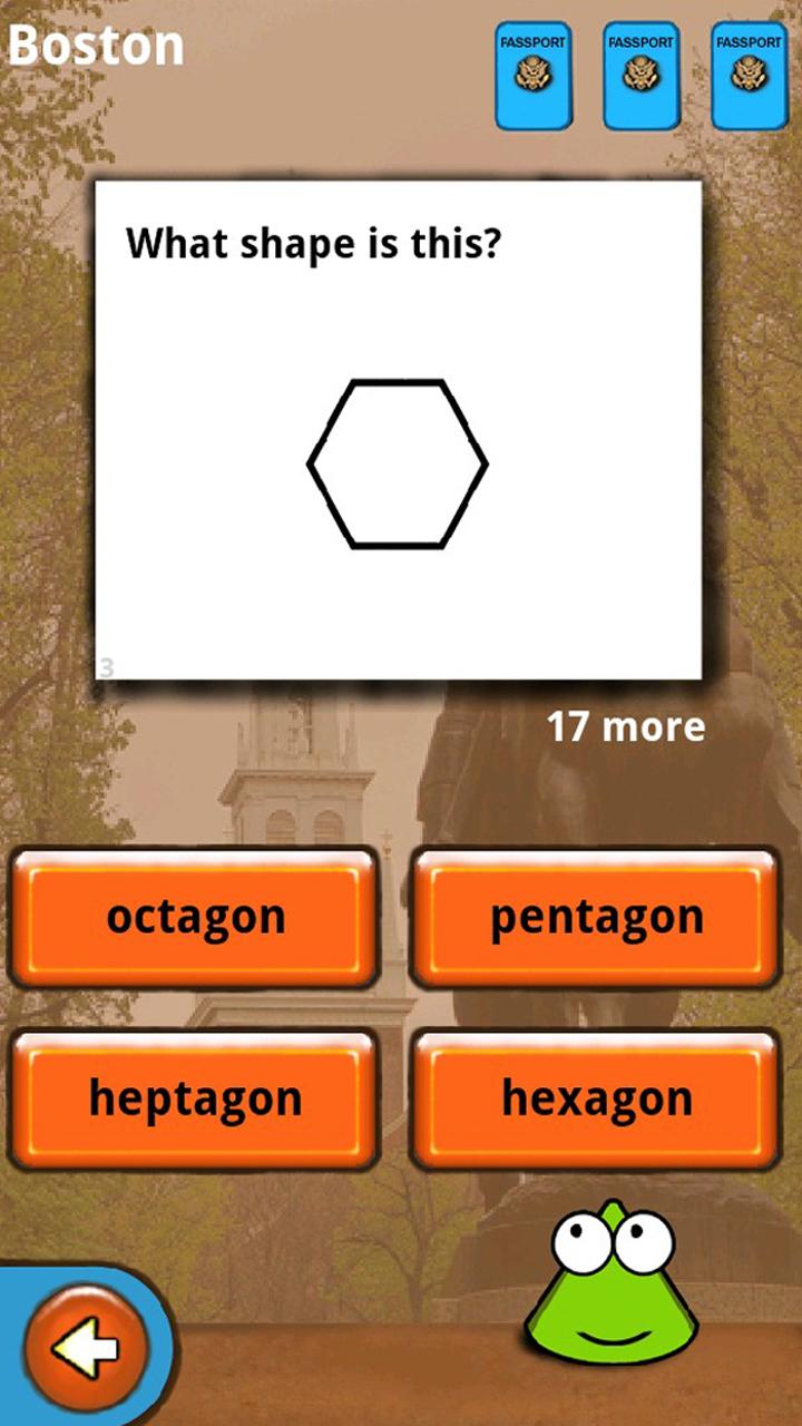 Geometry Quest Screen 1