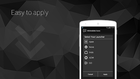 Minimalistic Icons | White poster 14