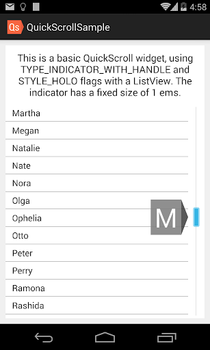 免費下載程式庫與試用程式APP|QuickScroll demo app開箱文|APP開箱王