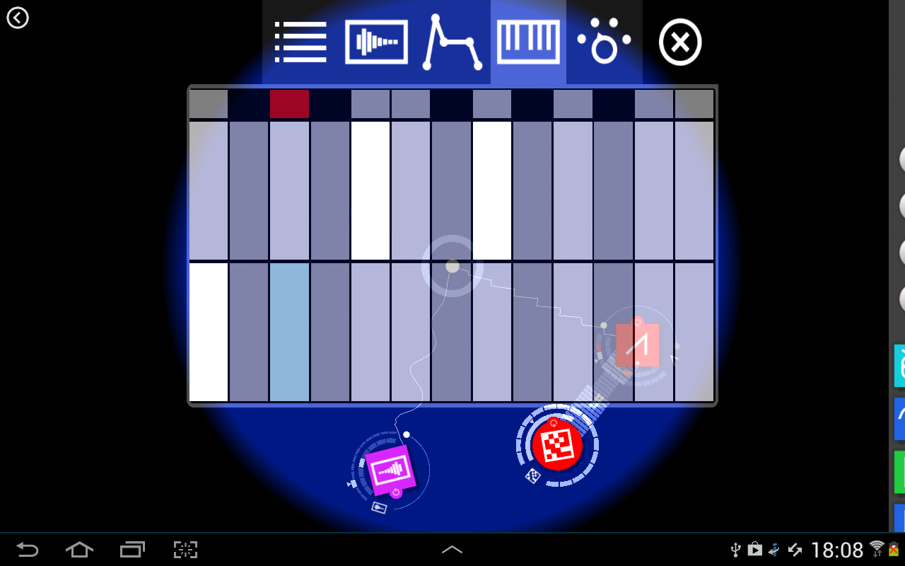 Reactable mobile - screenshot