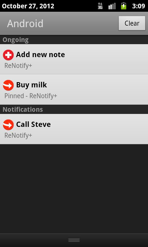 ReNotify+ - screenshot