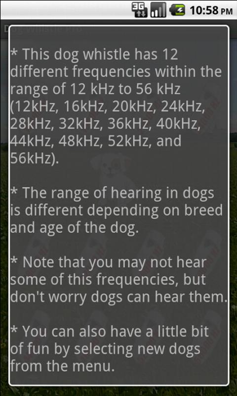Dog Whistle PRO Screen 3