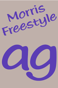 Morris Freestyle Flipfont