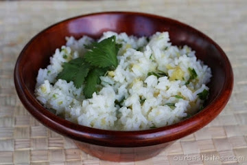 Lime-Cilantro Rice with Pineapple