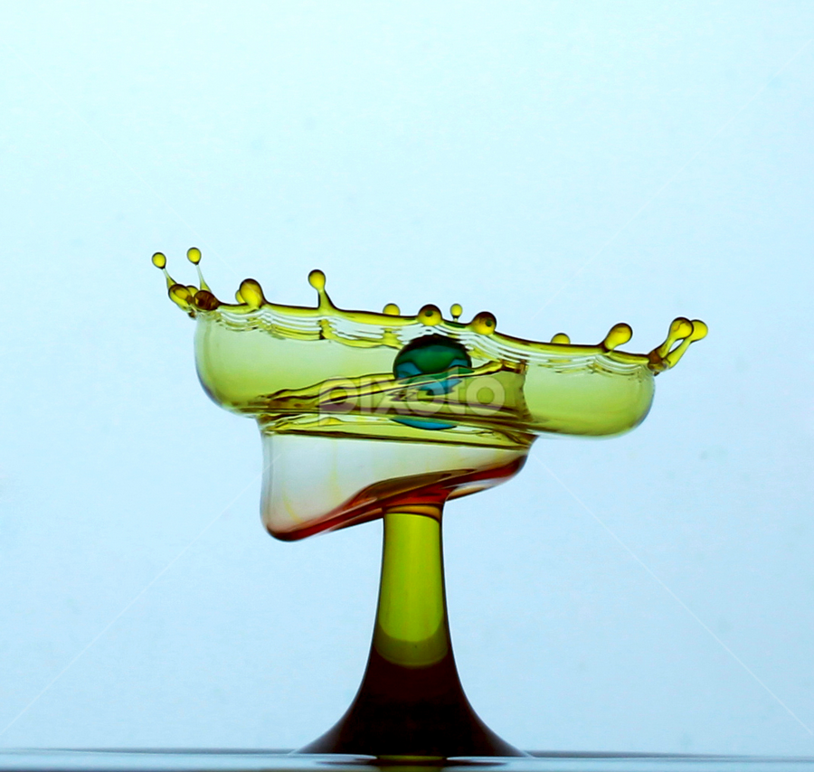 Inside the bowl by Parjiyo Suwardi - Abstract Water Drops & Splashes