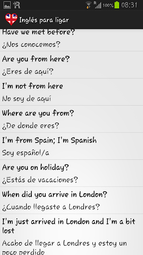 【免費旅遊App】Flirt in Spanish. 100 phrases.-APP點子