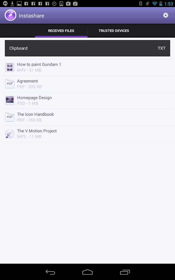   Instashare – Capture d'écran 